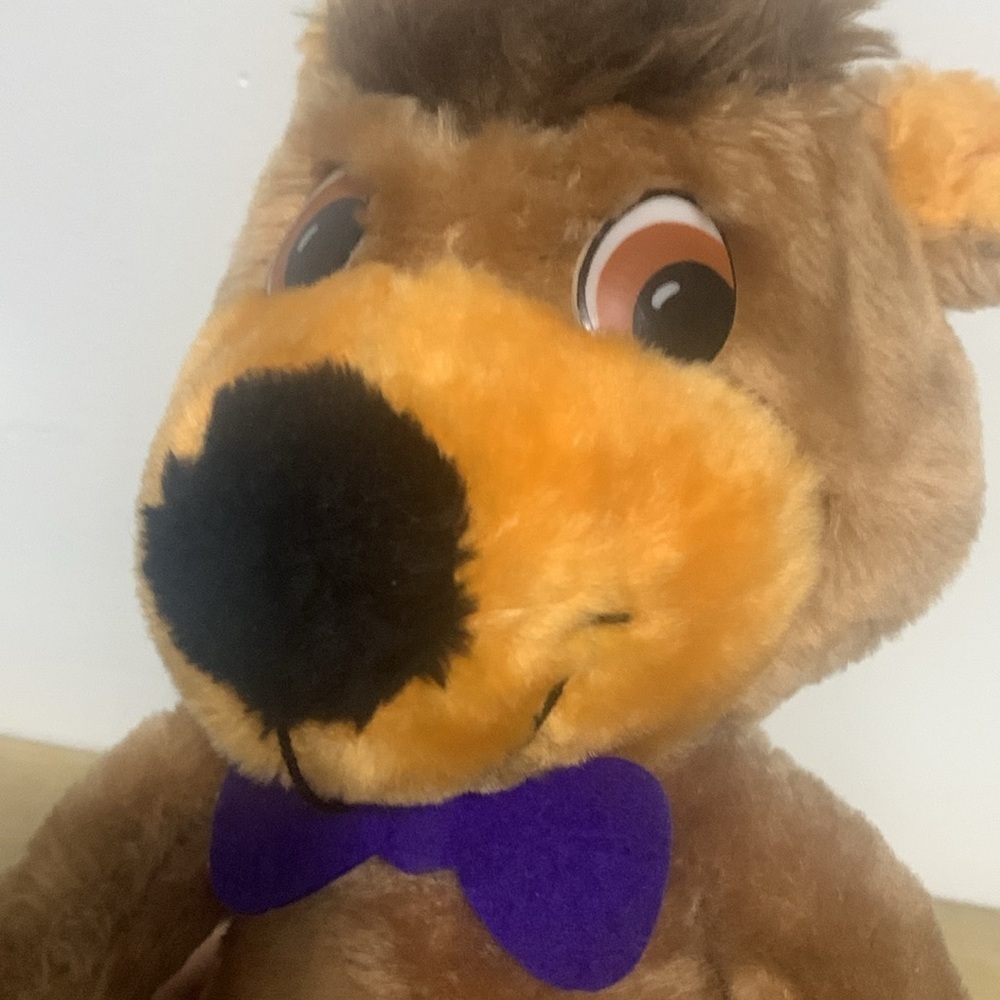 NWT Vintage Yogi 1980 Boo Boo Bear Authentic Mighty Star 13 Inch Plush Bear - Picture 4 of 6